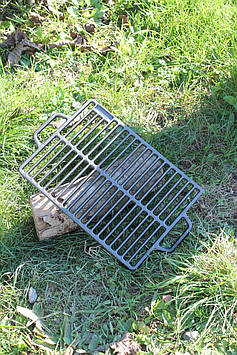 Решітка гриль двостороння, чавунна, 35.5х25.5