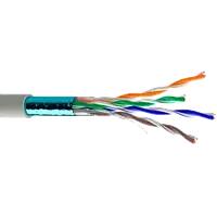 Кабель (FTP мідь внутрішній) OK-Net КПВЭ-ВП (100) 4*2*0,51 (F/UTP-cat.5E-SL) 100 м