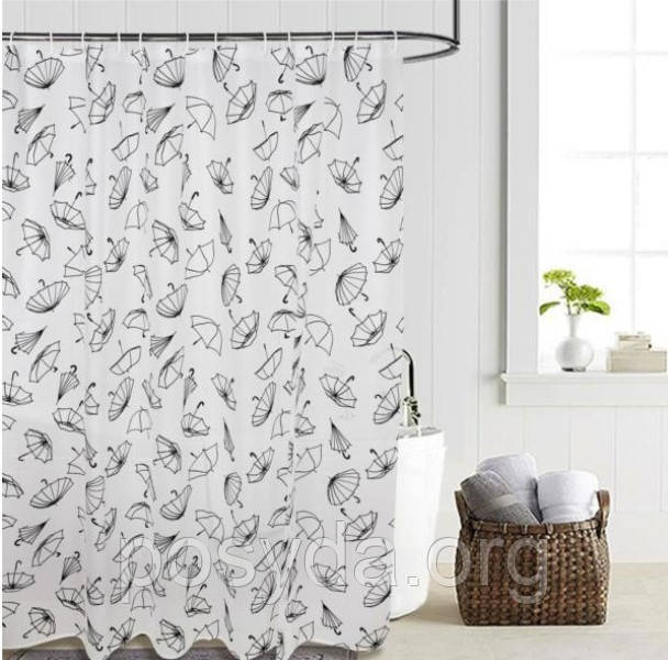 Шторка - фіранка для ванної Volver Arvet 200х180 см (51406), фото 1