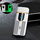Фосфорна запальничка USB + турбо вишиванка в подарунковому пакованні US-625W2, фото 5