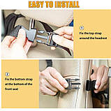 Органайзер на задньому сидінні автомобіля з тримачем для планшета з сенсорним екраном, фото 2