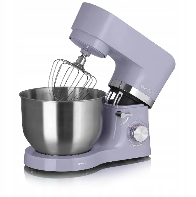 Міксер планетарний (тістоміс) професійний для тіста 1300 Вт HEINRICH'S LILA  Тістоміси професійні, фото 1