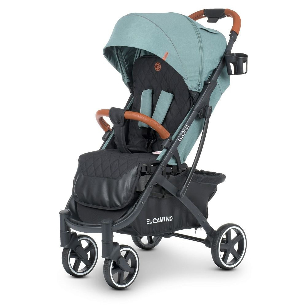 Візок дитячий ME 1090-1 LOONA Arctic Blue прогулянк.,дощ.,моск.,підсклян., сумка,4пол.спинки,блакит.