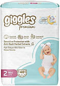 Підгузки дитячі Giggles Premium 2 Mini 3-6 кг 40 шт