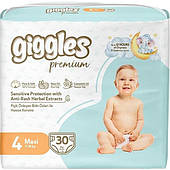 Підгузки дитячі Giggles Premium 4 Maxi 7-18 кг 30 шт