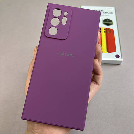 Чохол для Samsung Galaxy Note 20 Plus чохол з мікрофіброю захистом камери на самсунг нот 20 плюс фіолетовий s1q, фото 1