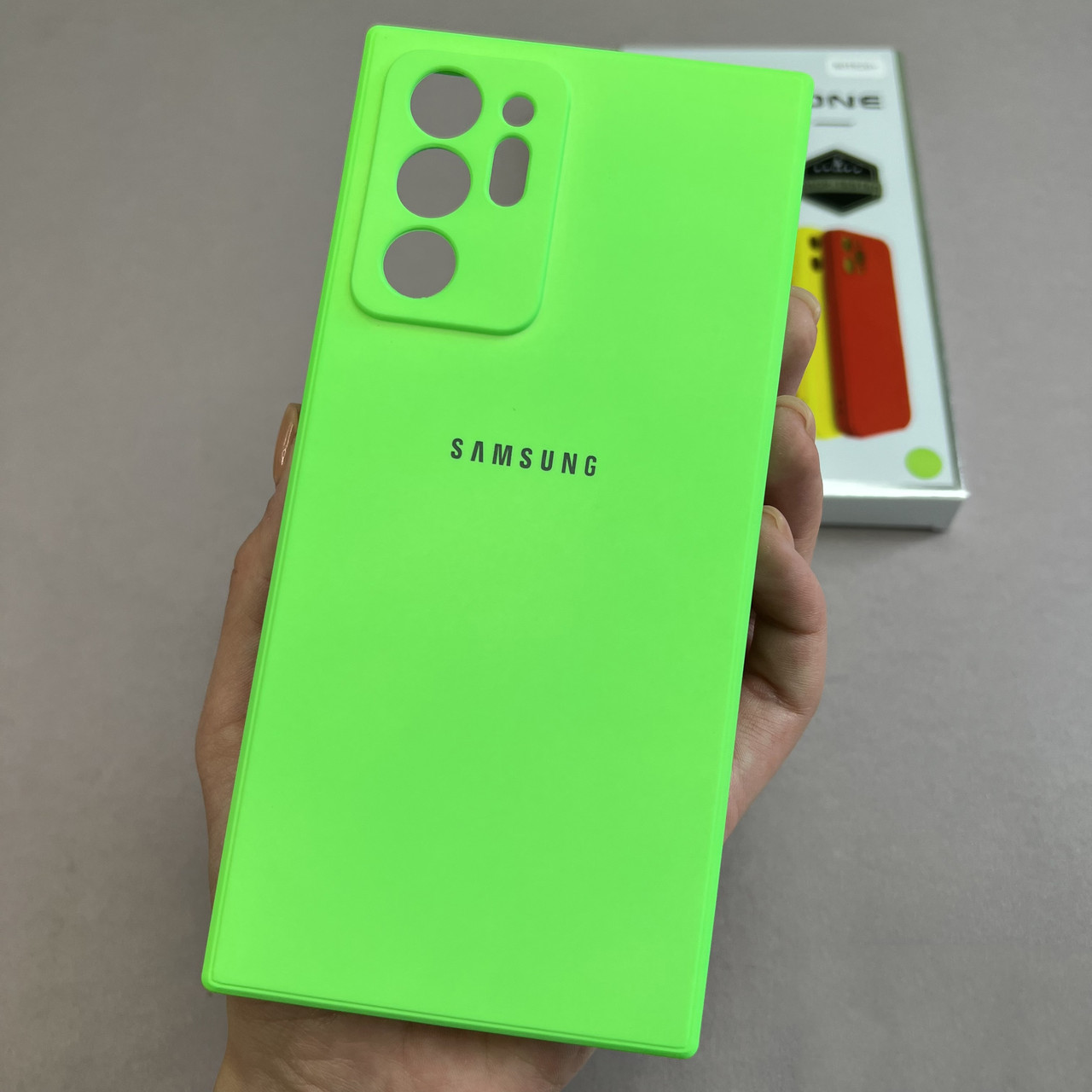 Чохол для Samsung Galaxy Note 20 Plus чохол з мікрофіброю захистом камери на самсунг нот 20 плюс салатовий s1q