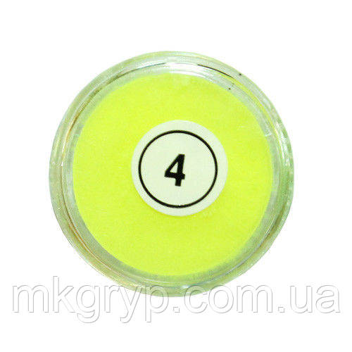 Акрилова пудра My Nail №4 (жовта неонова)