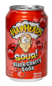 WarHeads Soda  Black Cherry 350 ml 1/8