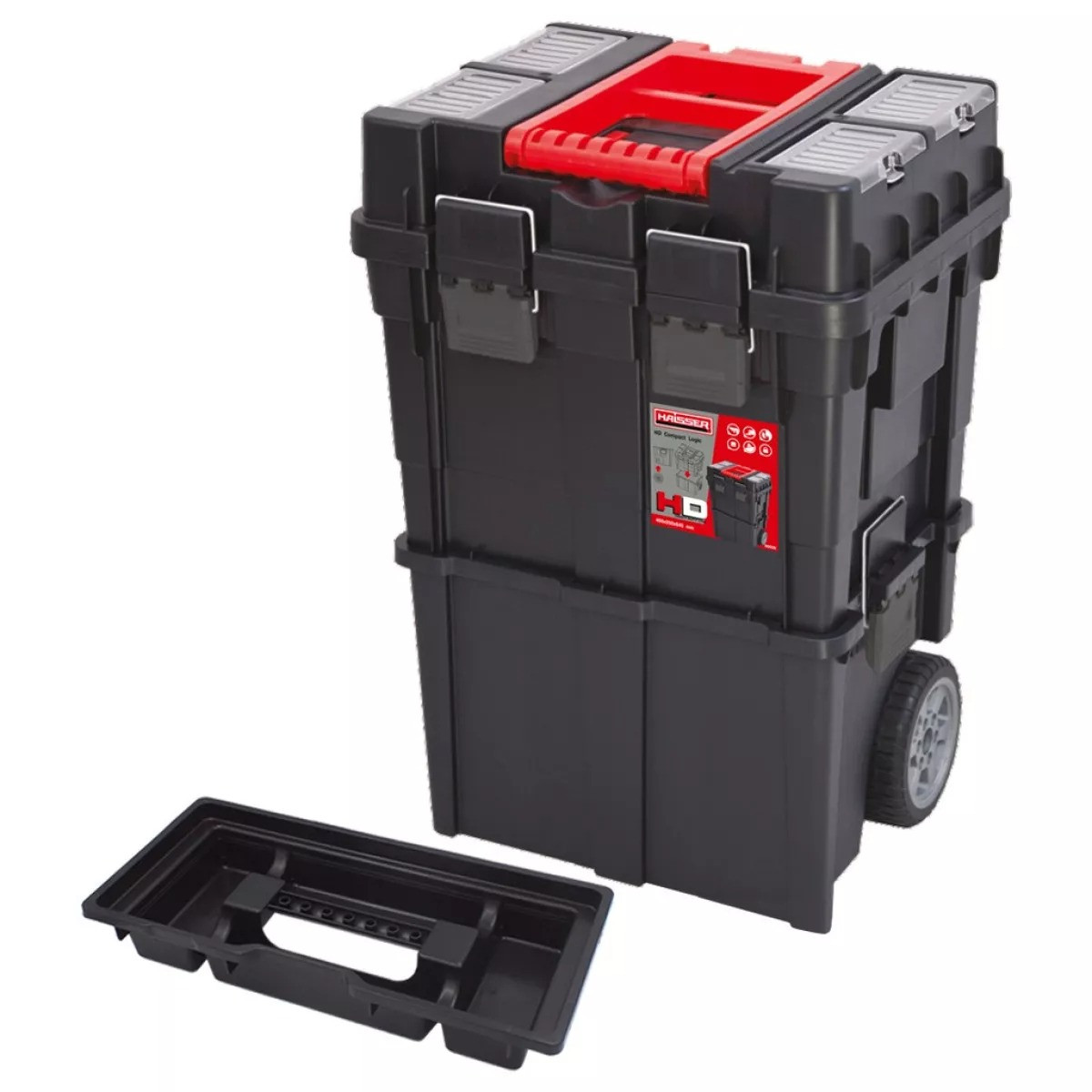 Ящик для інструментів  HD Compact Logic Haisser 450x350x645 мм на колесах