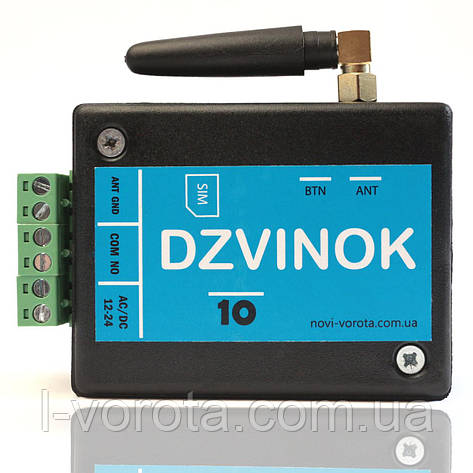 DZVINOK-10 блок керування воротами через GSM або програму Android, фото 1