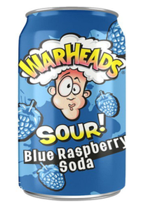 WarHeads Soda Blue Raspberry 350ml 1/12