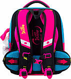 Комплект 3в1: Каркасний портфель + мішок + пенал DeLune ПРИНЦЕСА для дівчинки в школу на 1 клас/ Шкільний рожевий рюкзак ранець, фото 4