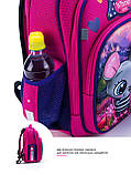 Маленький каркасний шкільний ранець для дівчаток Winner One на 1-2 клас/ Рожевий портфель з мишкою для першокласників, фото 7