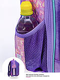 Рюкзак шкільний каркасний для дівчаток SkyName з ортопедичною спинкою/ Дівчачій портфель фіолетовий з єдинорогом в школу 1-2 клас, фото 9
