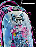 Комплект: Шкільний каркасний портфель + мішок для взуття для дівчинки SkyName Ейфелева вежа + ПОДАРУНОК/ Рюкзак в школу 1-4 клас, фото 9