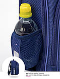 Каркасний шкільний рюкзак ранець SkyName для першого класу дівчаткам +ПОДАРУНОК Ортопедичний синій портфель з бантом в школу дітям, фото 9