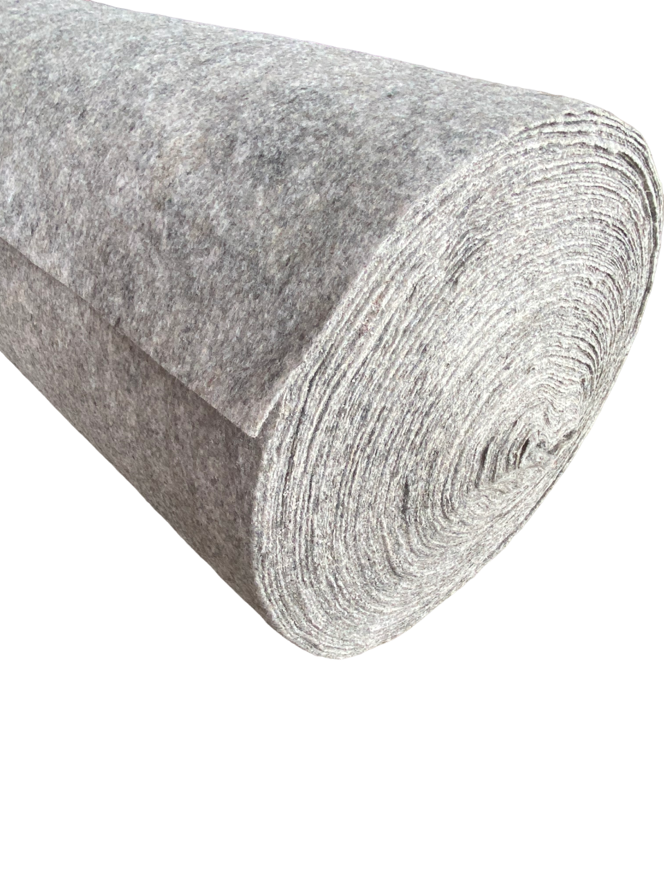 Геотекстиль термофіксований 150 г/м2 /2м*50м/100м2, сірий/білий, геотекстиль термоскріплений для дренажу, фото 1