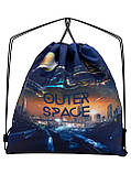 Шкільний ортопедичний портфель + мішок для взутя хлопчику першокласнику SkyName Космос + ПОДАРУНОК/ Рюкзак в школу 1-4 клас, фото 4