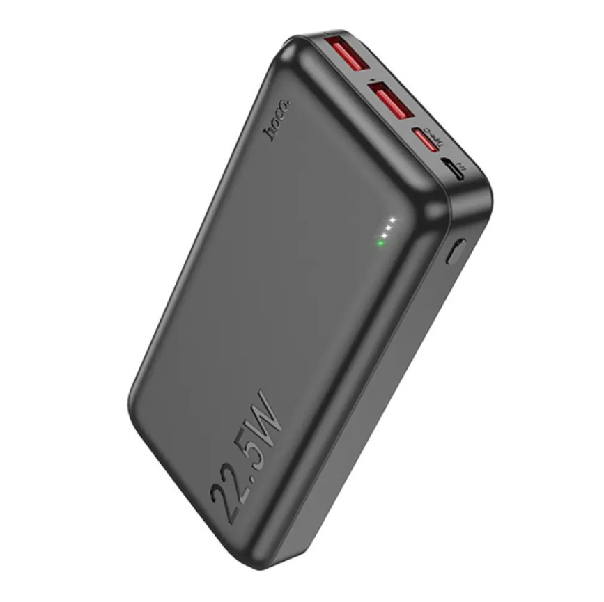 Повербанк Hoco J101A 20000mAh Power Bank PD20W+QC3.0 22.5W із швидкою зарядкою, фото 1