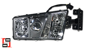 Фара головного світла р/керування з круглим роз'ємом good RH Volvo FM12, FH12 e-mark 131-VT12311UR