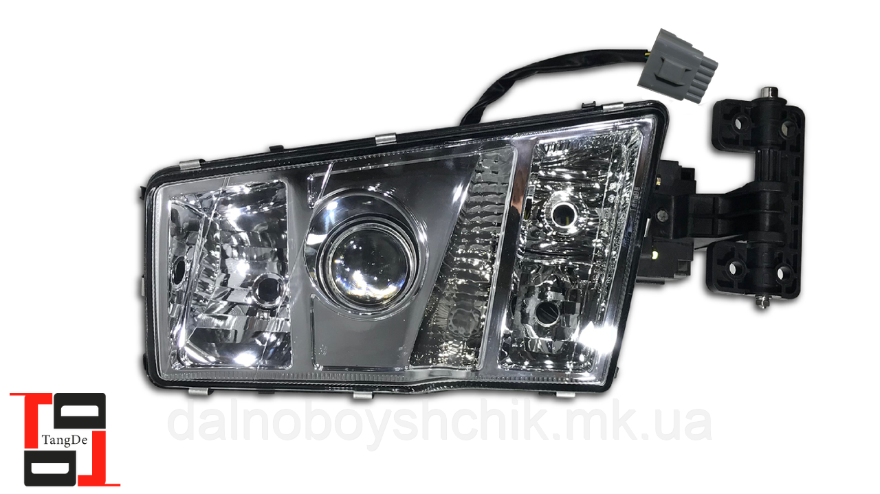 Фара головного світла р/керування з квадратним роз'ємом good RH Volvo FM12, FH12 e-mark 20713719