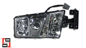 Фара головного світла р/керування з квадратним роз'ємом good RH Volvo FM12, FH12 e-mark 20713719