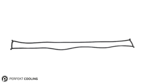 Прокладка бачка радіатора (верх) MAN TGA, TGS, TGX perfekt cooling 81061016462