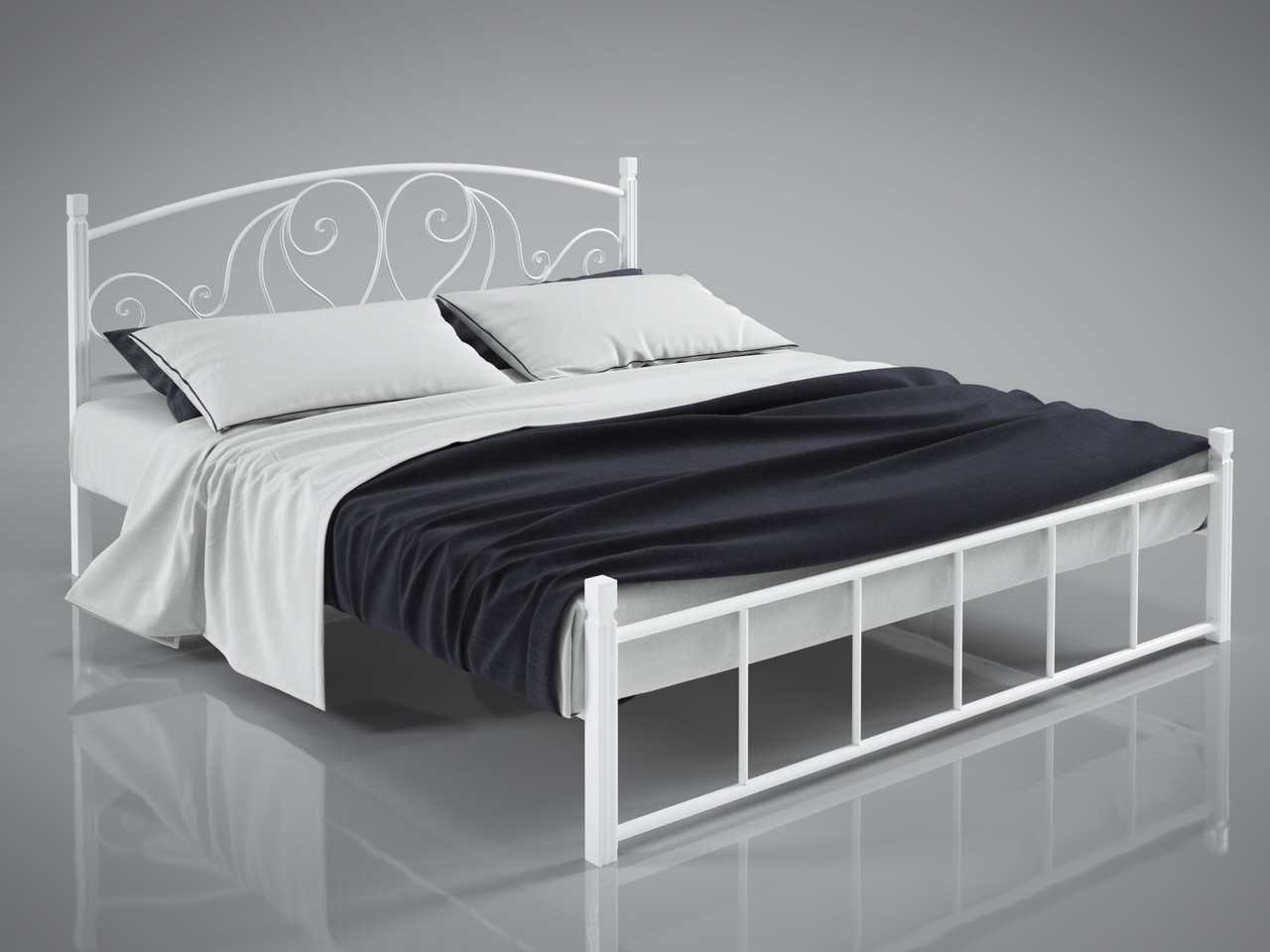 Ліжко Вербена ноги дерево TM Tenero