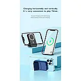 Зовнішній акумулятор накладний MagSafe Power Bank with stand 10000mAh A27-1 |Qi, 1Type-C, 20.0W| Black, фото 2