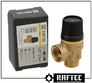 Запобіжний підривний клапан RAFTEC 1/2 вз (2 BAR) RPR012-M