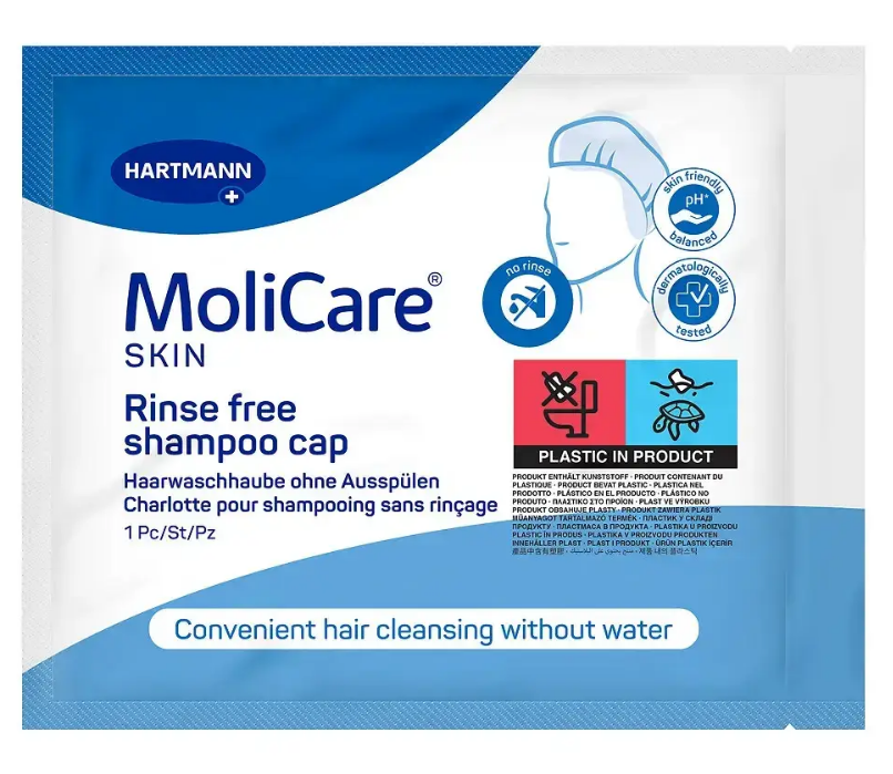 Шапочка для миття голови без води MoliCare Skin