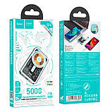 УМБ павербанк з ємністю 5000mAh HOCO Ice Crystal magnetic fast charging power bank Q14 |Type-C, QC/PD, фото 8