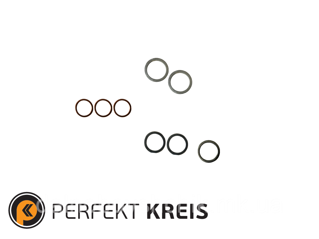 Набір металевих ущільнень до нижнього набору DAF XF, CF PERFEKT KREIS 200-DF4680-01, фото 1