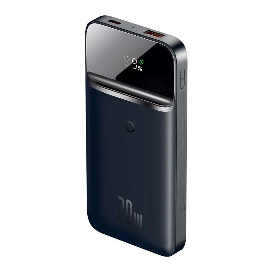 Портативна батарея повербанк з підтримкою MagSafe BASEUS Magnetic Wireless Power Bank 20W 10000mAh (синій)