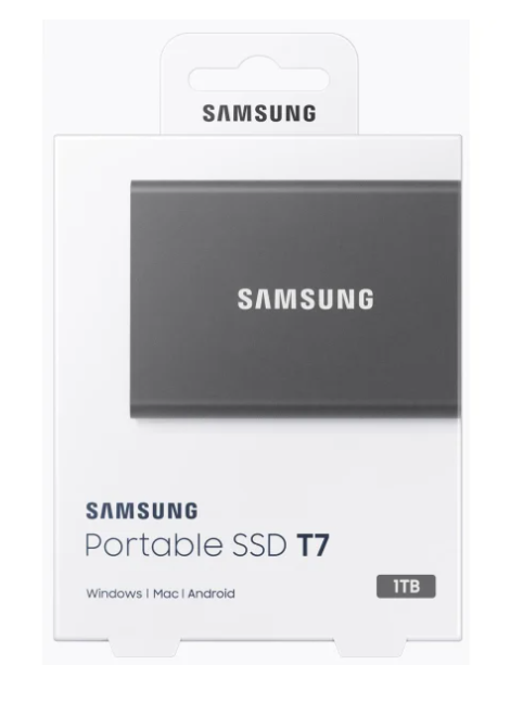 Samsung T7 1 TB Titan Gray (MU-PC1T0T/WW)(MU-PC1T0T/WW)