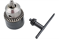 Патрон свердлильний ПС 6 (0.6-6) В10, з ключем, пос. R-11 кл.2