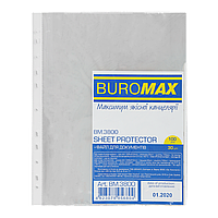 Файл-кишеня Buromax Job А4+ 30 мкм глянцевий прозорий 100 шт BM.3800