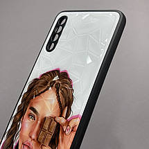 Чохол для Samsung Galaxy A50s Ladies з дівчинкою з шоколадкою чохол на телефон самсунг а50с, фото 3