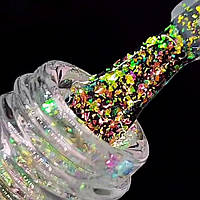 Топ для нігтів з хлоп'ями поталі №5 Sweet Nails 10 мл