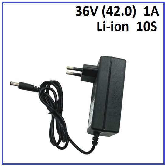 Зарядний пристрій Voltronic для Li-ion 36V (42.0) 10S до 1A штекер 5.5х2.5, фото 1