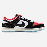 Чоловічі / жіночі кросівки Nike SB Dunk Low Spider-Man, шкіряні кросівки найк сб данк лов спайдермен, фото 5