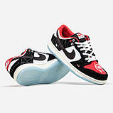 Чоловічі / жіночі кросівки Nike SB Dunk Low Spider-Man, шкіряні кросівки найк сб данк лов спайдермен, фото 4
