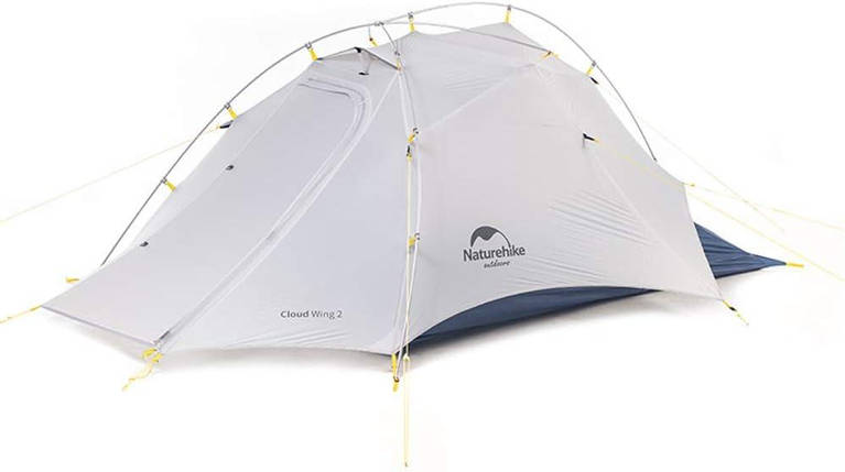 Надлегкий двомісний намет з футпринтом Naturehike Cloud Wing 2 (NH19ZP083), фото 1