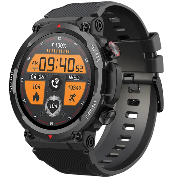 S56T Спорт Військовий смарт-годинник Bluetooth-дзвінок Смарт-годинник HD-дисплей Моніторинг здоров'я Наручни, фото 1