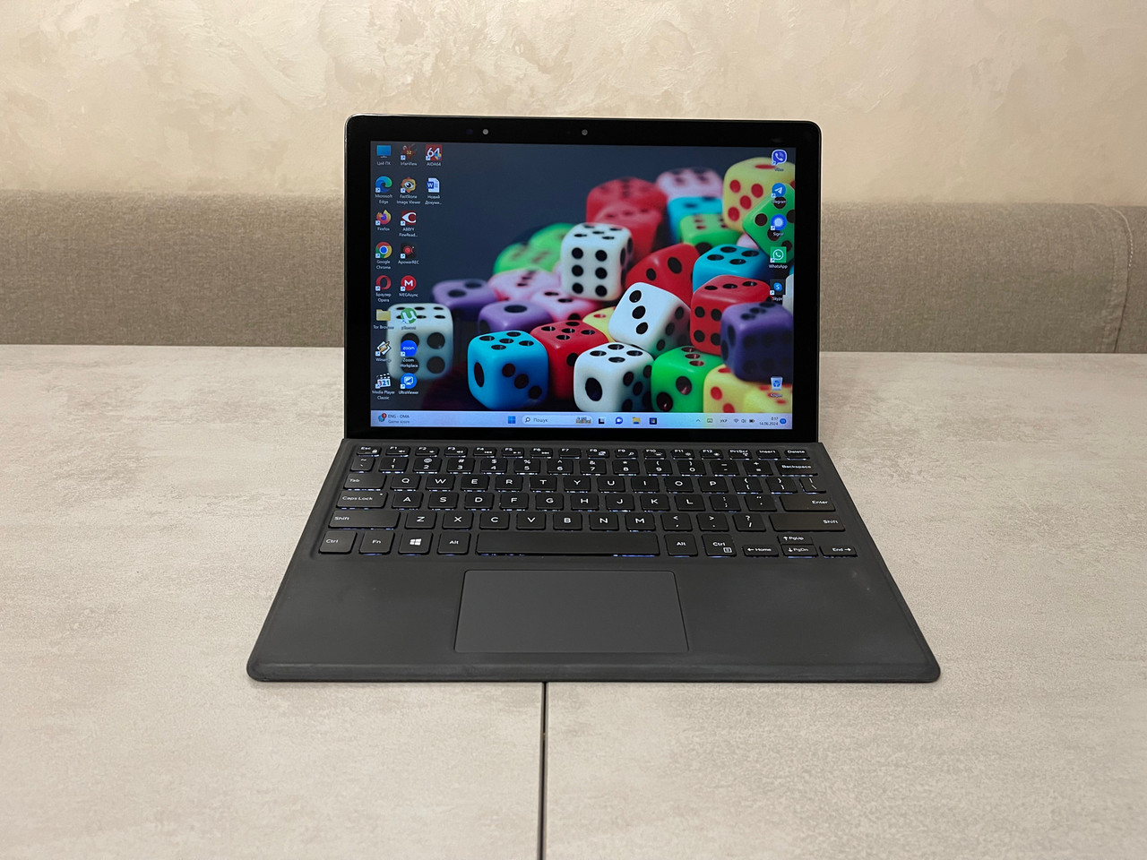 Планшет Dell Latitude 5290 2-in-1, 12,3" FHD IPS, i5-8350U, 16GB, 512GB SSD