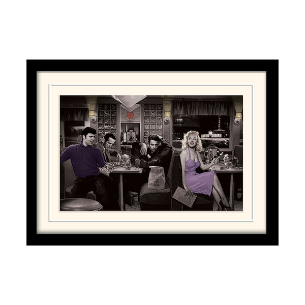 Постер у рамі "Blue Plate Special (Chris Consani)" 30 x 40 см, фото 1