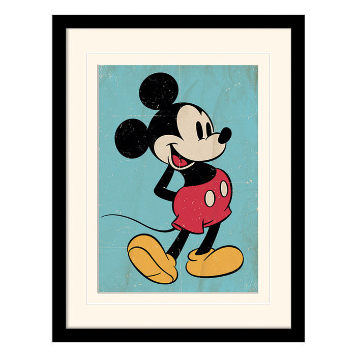 Постер у рамі "Mickey Mouse (Retro)" 30 x 40 см, фото 1