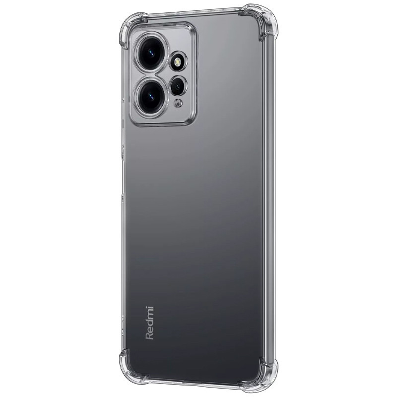 TPU чохол GETMAN Ease logo для Xiaomi Redmi Note 12 4G | Посилені кути з амортизацією Безбарвний (прозорий), фото 1