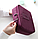 Дорожня косметичка, несесер у подорожі, органайзер для косметики Travel Case (бордовий), фото 3